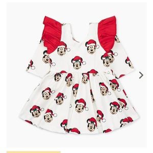 MONICA AND ANDY MICKEY CHRISTMAS RUFFLE DRESS 4T